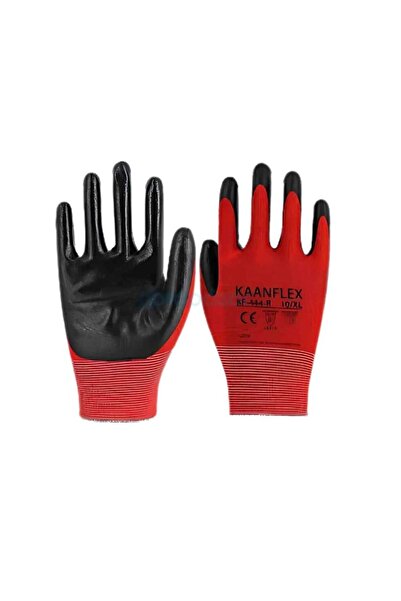 Starline 5 أزواج من قفازات العمل KAANFLEX KF-444-R
