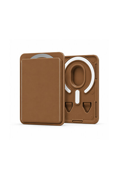 Coverzone Magsafe Compatible Magnetic Card Holder Wallet, 2 Card Capacity Pho...