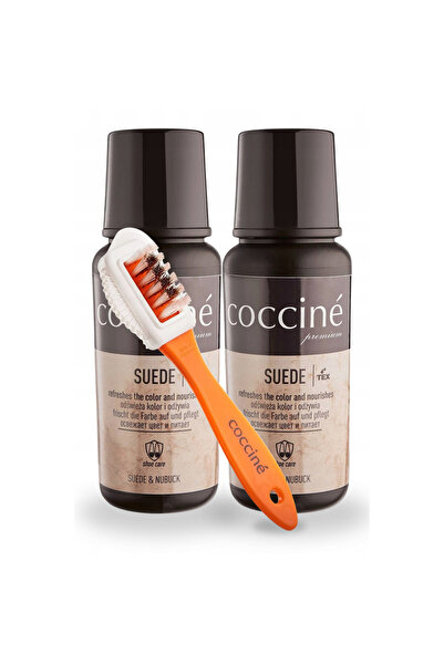 Coccine Set de ingrijire a incaltamintei, Coccine, Suede Renovator, 75ml, 2 b...