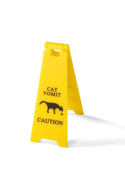 tino Decorațiune Birou, Indicator Amuzant „Vomă Pisică”, Obiect Decorativ Pen...