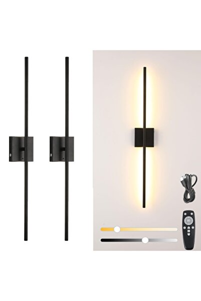 PINRUI Lampa De Perete LED, Reincarcabila USB, Telecomanda Si Senzor Tactil, ...