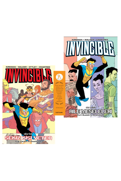 Athica Invincible 1 - Aile Meseleleri/Invincible 2 - Sekiz Kişi Yeter/2Kitap Set