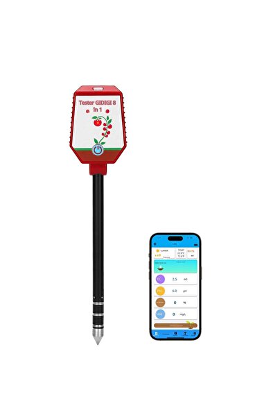 GIDIGI Tester Sol 8-in-1, GIDIGI, Analiza Precisa PH Si Umiditate, Conectivit...