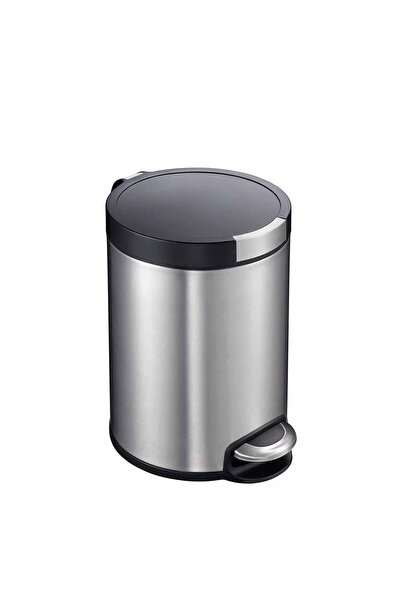 EKO Coș de gunoi cu pedală, EKO, Artistic, 5 litri, 1 compartiment, inox