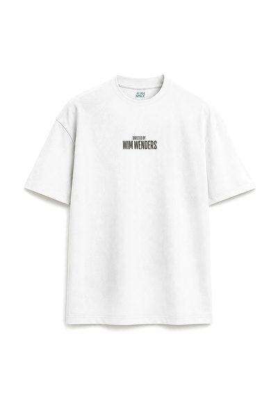 Darkia Directed by Wim Wenders Director Series Printed Text Unisex White T-Shirt