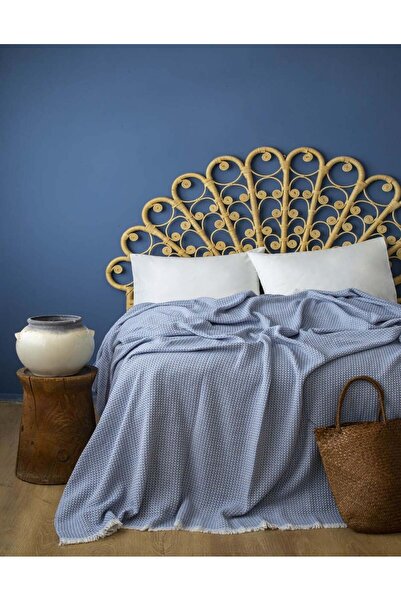 Apricitas HOME Double size pique miren blue