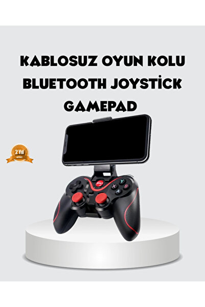 Genel Markalar Mey İthalat® Bluetooth Gamepad Kablosuz Oyun Kumandası Tek Cih...