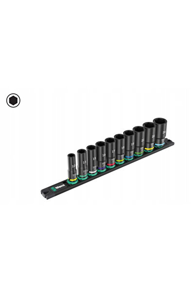 Wera Werk SET CHEI CU BĂCĂNĂ 3/8 10 PIESE MAGNETICE 05005590001 WERA