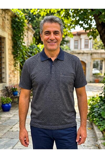 SİMENTİ Bol kesim cepli baba tişörtü