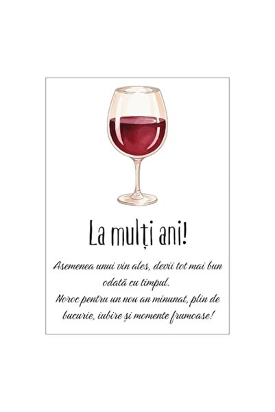 OEM Felicitare aniversare/la mulți ani 13x18 cm cu plic
