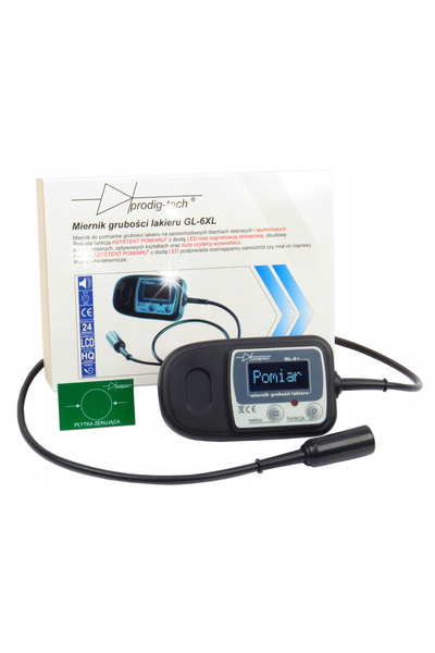PRODIG-TECH Tester de grosime a vopselei GL-6XL FE și sondă AL