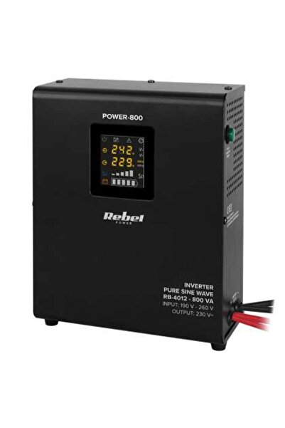 Rebel Ups De Perete Cu Sinus Pur - 12v / 800va / 500w