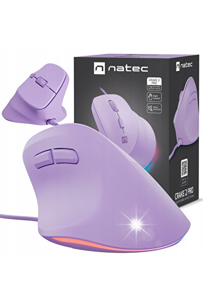 Natec Genesis Mouse vertical NATEC Crake 2 PRO 12800dpi Ergonomic NMY-2274