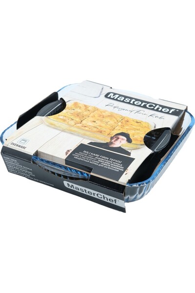 MAGİM Masterchef 2-Piece Square Glass Casserole