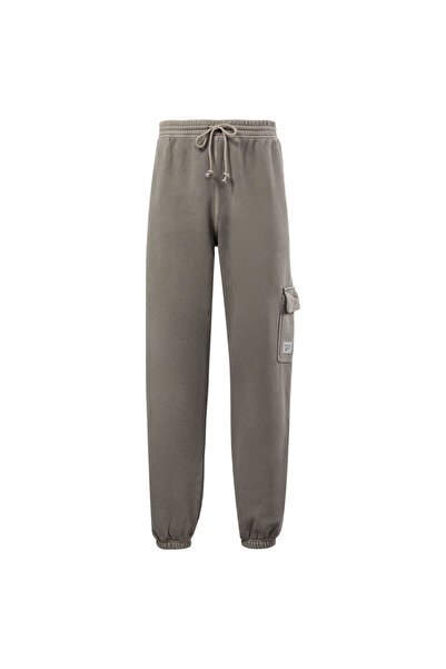 Reebok Pantaloni de trening clasici din fleece pentru bărbați XL