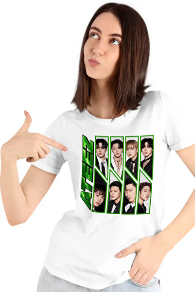 OEM Tricou Femei Ateez Song Min-gi Kpop Merch