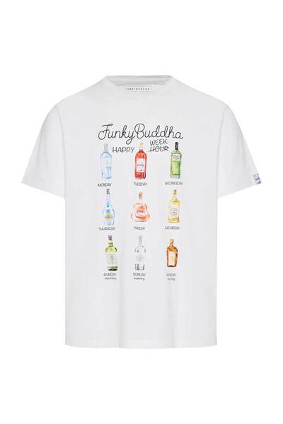 Funky Buddha Tricou bărbătesc cu mânecă scurtă, mărimea S