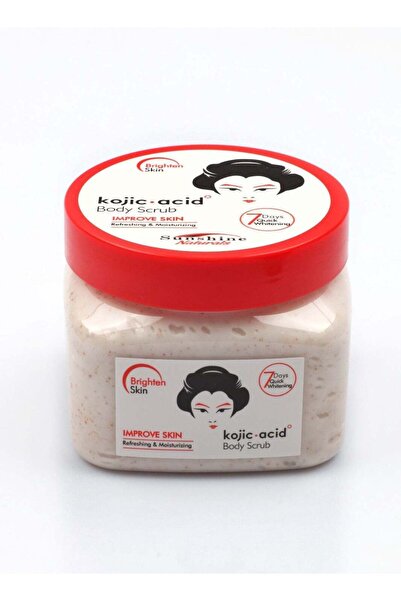 Sunshine Naturals Lightening scrub with kojic acid 500g 7Days Quick Whitening