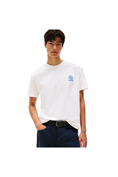 Tommy Hilfiger Tricou bărbătesc cu mânecă scurtă, croială lejeră, cu emblemă,...