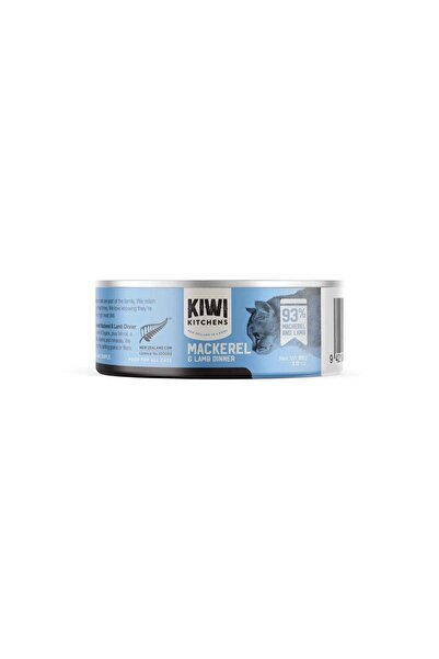 Kiwi Kitchens طعام قطط رطب معلب بنكهة سمك الماكريل واللحم البقري من نيوزيلندا