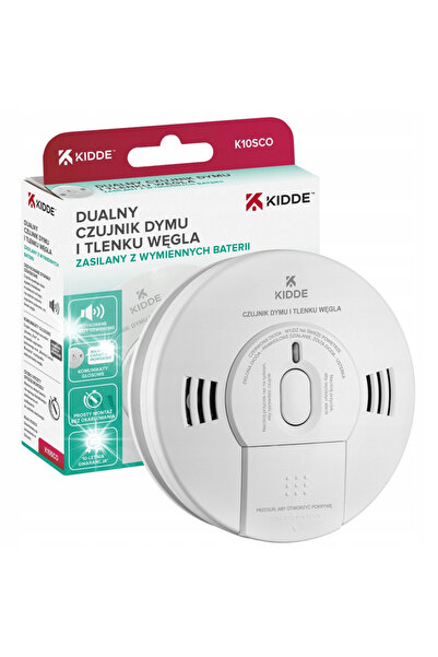 Kiddery Senzor de monoxid de carbon și fum 2 în 1 Kidde K10SCO