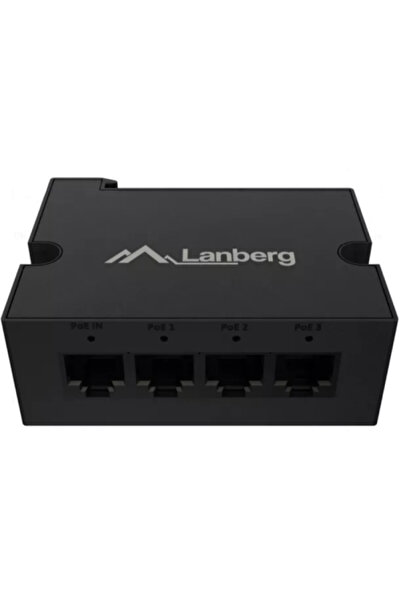 Lanberg DIN-FE4-AT-30W Switch Gigabit PoE+ neadministrat cu 4 porturi