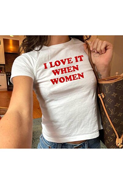 Grafftee Clothing I Love It When Women Printed Women's Body Tee