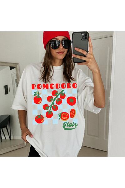 Grafftee Clothing pomodoro Unisex majica sa štampanjem, veće veličine