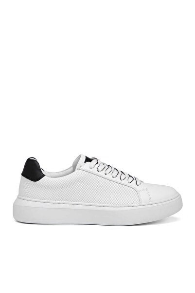Tergan Beyaz Hakiki Deri Erkek Sneaker - E26I1AY57736-A26