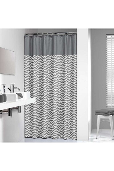 Sealskin Angoli 180x200 γκρι υφασμάτινη κουρτίνα μπάνιου 233561312