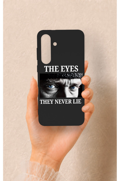 Vip Case Samsung S25Fe Uyumlu Atatürk Eyes Desenli Silikon Kılıf