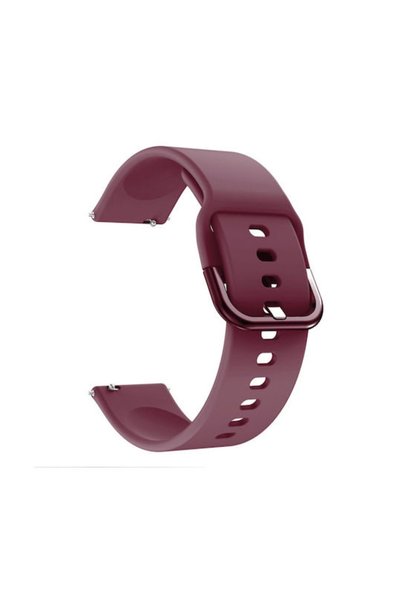 OEM Λουράκι ρολογιού σιλικόνης μπορντό (Galaxy Watch, GEAR S3, Watch 3; Samsung)
