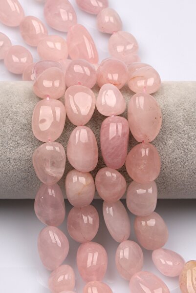 Alibaba Doğaltaş Pembe Kuvars Doğal Taş Dizi 14 x 20 mm Özel Kesim - DZ-1328