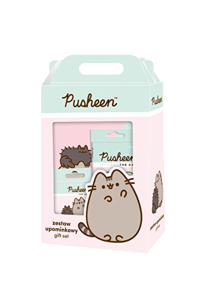 St.Majewski Set cadou Pusheen mentă cu rechizite școlare