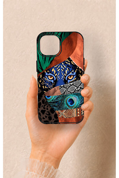Vip Case iPhone 15 Uyumlu Amazon Kaplan Desenli Silikon Kılıf