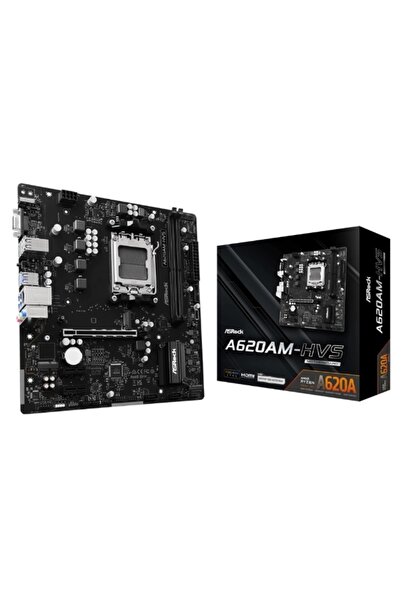 Kraft&dele Placă de bază ASrock A620AM-HVS micro ATX AMD Ryzen AM5 2 x DDR5