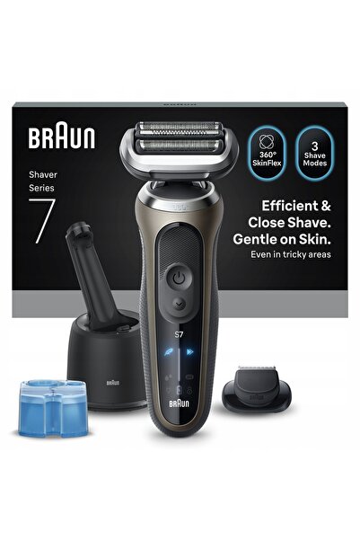 Braunability Aparat de ras cu folie pentru bărbați Braun Series 7 72-C7200CC ...
