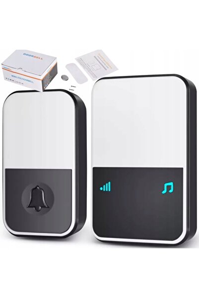 Kraft&dele Sonerie wireless impermeabilă, alimentată cu baterii, pentru ușă