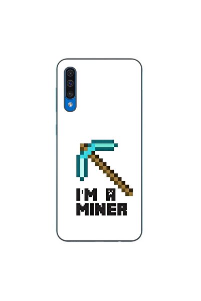 OEM Husa compatibila cu Samsung Galaxy A30S, A50 Silicon Gel Tpu Model Minecr...