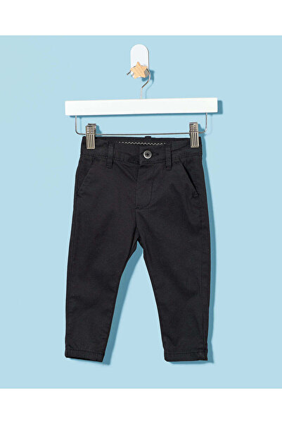 REDTAG Infant Boys Black Chino Pants