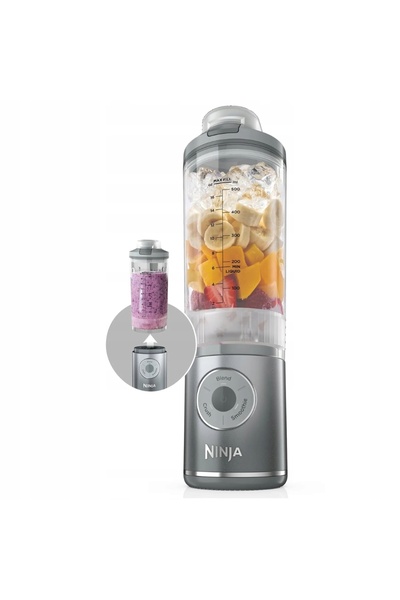 Ninja Theory Blender de mână Ninja BC251EUSL fără fir, 0,57L, pentru mixare