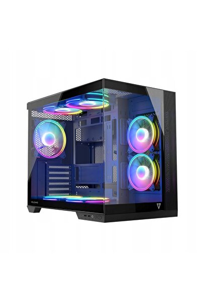 Kraft&dele Carcasă PC MODECOM Volcano Panorama Apex ARGB 7F Midi Tower ATX