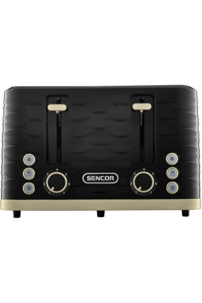 Sencor Prăjitor de pâine cu patru fante STS 7551BK, negru