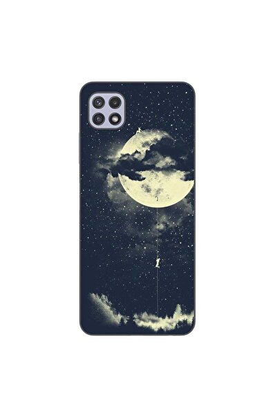 OEM Husa compatibila cu Samsung Galaxy A22 5G Silicon Gel Tpu Model Moon Clim...