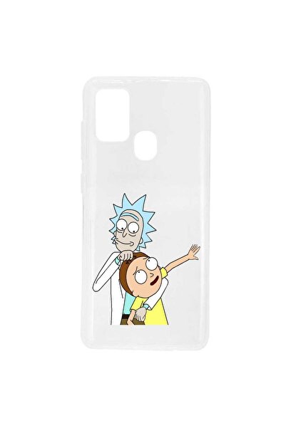 OEM Husa compatibila cu Samsung Galaxy A21s Silicon Transparenta Model Rick A...