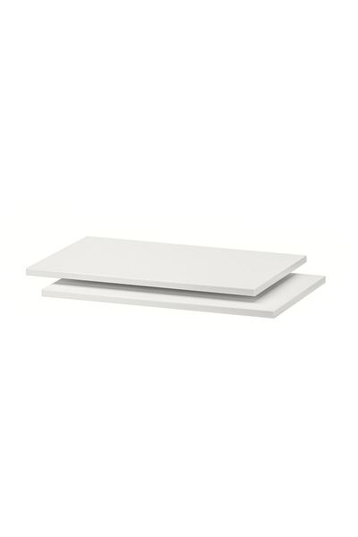 IKEA saklama ünitesi rafı, beyaz, 42x30 cm, 2 adet