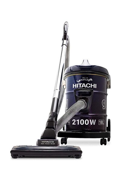 Hitachi Drum Vacuum Cleaner 2100W, 18L Tank, Aero Power Brush, Metal Pipe, Du...