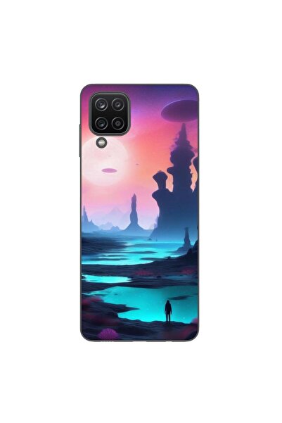 OEM Husa compatibila cu Samsung Galaxy A12 Silicon Gel Tpu Model Mystic Planet
