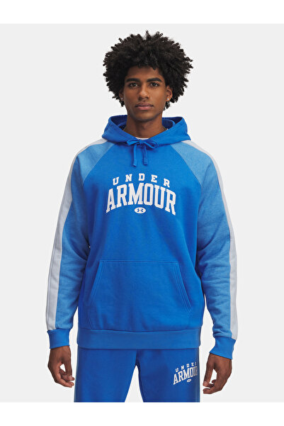 Under Armour Hanorac bărbătesc UA Rival Flc CB Hood-BLU