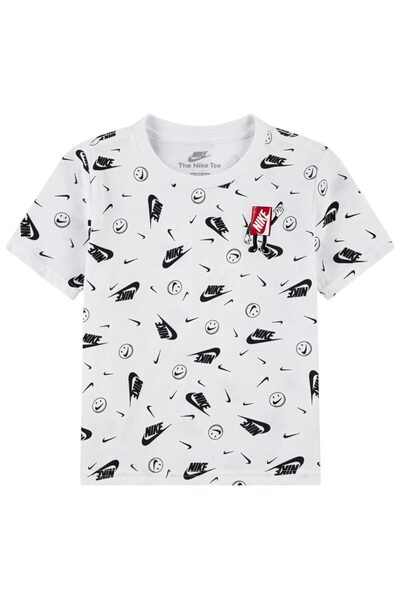 Nike Tricou pentru bebeluși cu mânecă scurtă și imprimeu integral (Boxy Tee) 3-4